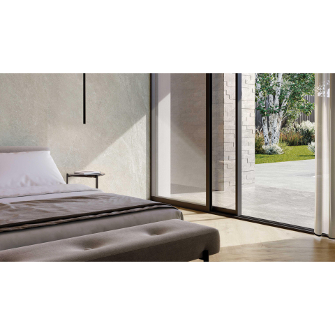 Ceralto Micello Uno Carreau de sol - 60x120cm - 9.0mm - rectifié - Blanc SW917669