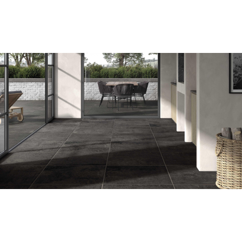 Ceralto Fragmenta Alto Carreau de sol - 60x60cm - 10.0mm - rectifié - Nuit carved SW917416