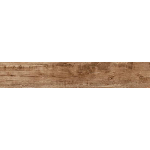SAMPLE Ceralto Rovello Soft Vloer- en wandtegel 20x120cm 9.5mm R9 porcellanato Caramel SW913295