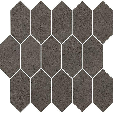 Ceralto Dorsena Facet Carreau mosaïque - 30x30cm - 9.5mm - Dark SW892499