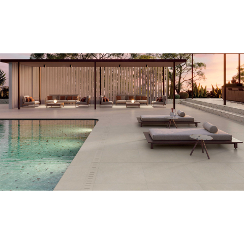 Ceralto Amaro Facet Carrelage de sol - 60x60cm - 9.0mm - rectifié - Tortora SW856162