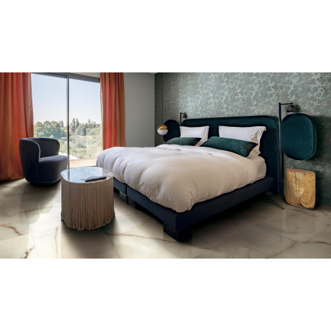 Ceralto Alabro Vein Carrelage de sol - 120x120cm - 6.0mm - rectifié - Onyx blanche SW717442