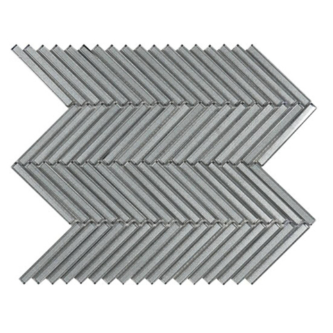 Ceralto Merano Mosaic Mozaïektegel - 28.5x30.5cm - 8mm - Grey glans SW917703