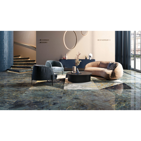 Ceralto Carraro Vein Carreau de sol - 59.6x119.4cm - 8.5mm - rectifié - Labradorite SW787191