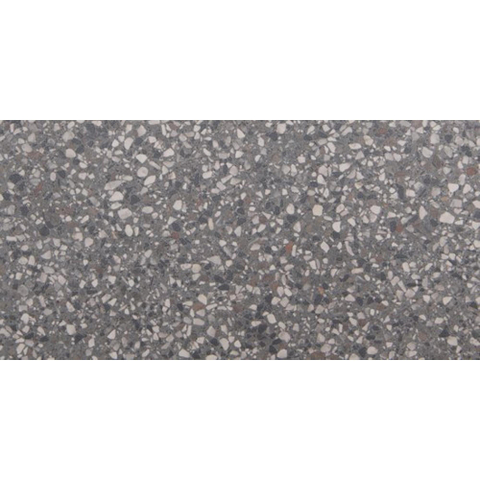 Vtwonen terrazzo Carrelage sol et mural - 60x120cm - rectifié - mat lead flakes SW798712
