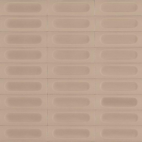 SAMPLE vtwonen Chop Wandtegel - 5x15cm - 3D - mat rosa SW915040