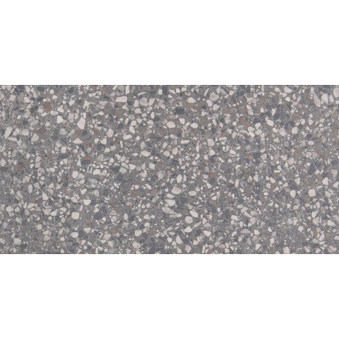 Vtwonen terrazzo Carrelage sol et mural - 60x120cm - rectifié - mat lead flakes SW798712