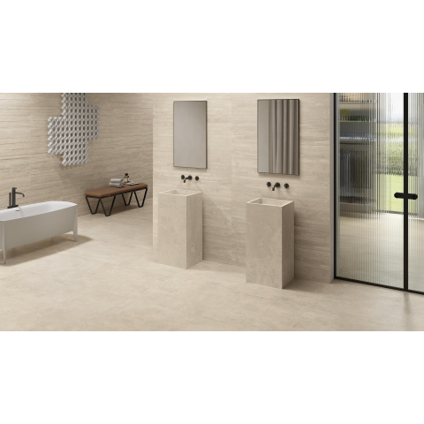 Vtwonen Tegels Raw Decor-strip - 30x60cm - 9.5mm - gerectificeerd - Sand SW670130