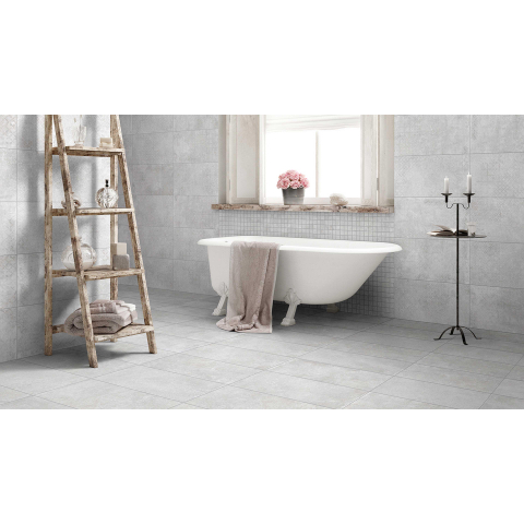 Ceralto Quercio Plank Carreau de sol - 60x60cm - 8.8mm - rectifié - Perla SW440365