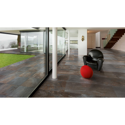 Ceralto Structo Urban Carreau de sol - 60x60cm - 9.5mm - rectifié - Multicolore SW892551