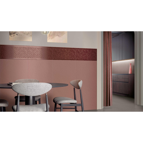 Ceralto Spectra Decor-strip - 30x60cm - 10.0mm - gerectificeerd - Bordeaux SW723488