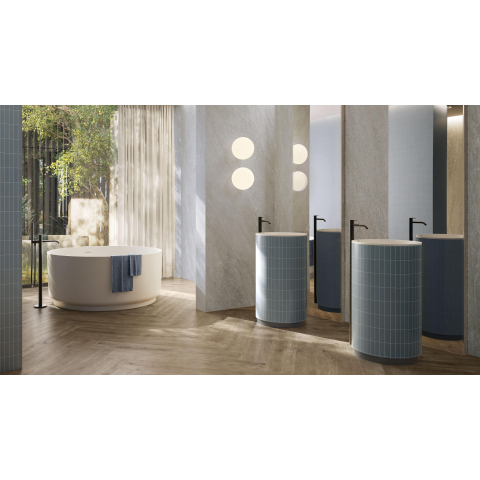 Ceralto Micello Uno Carrelage de sol - 80x80cm - 9.0mm - rectifié - greige SW917664