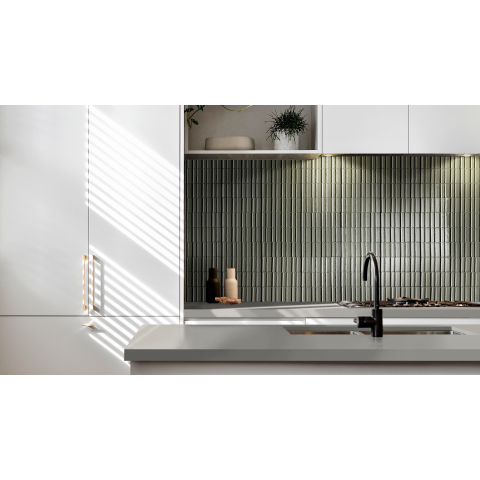 Ceralto Muralto Decor Baguette décorative - 7,5x20cm - 11,5mm - Muschio SW892537