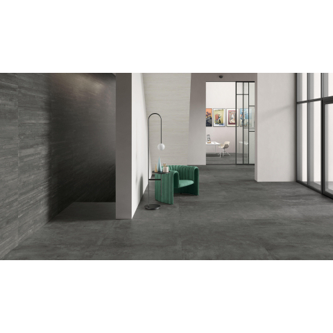 Vtwonen Tegels Raw Vloertegel - 30x60cm - 9.5mm - gerectificeerd - Anthracite SW670117
