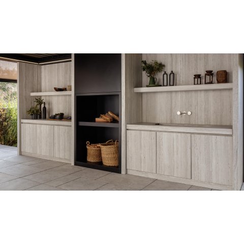 Ceralto Vitrano Luxe Carrelage de sol - 80x80cm - 9.0mm - rectifié - Aurum SW917443