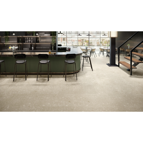 Ceralto Gavira Wood Carrelage de sol - 90x90cm - 10.0mm - rectifié - crème SW877909