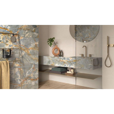 Ceralto Carraro Vein Carrelage sol et mur 60x119cm 8.5mm rectifié R10 grès cérame Roma Imperiale SW787193