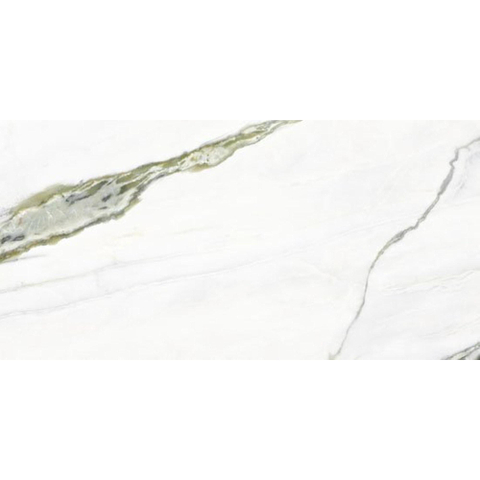 Ceralto Amaro Facet Carrelage de sol - 60x120cm - 9,0mm - rectifié - Calacatta vert SW857209
