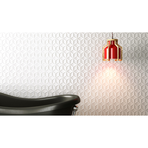 Ceralto Fornoce Wood Décor-bande - 39.6x119.2cm - 6.5mm - rectifié - Blanco SW498895