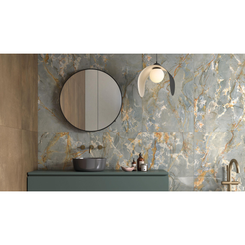 Ceralto Carraro Vein Carrelage sol et mur 60x119cm 8.5mm rectifié R10 grès cérame Roma Imperiale SW787193