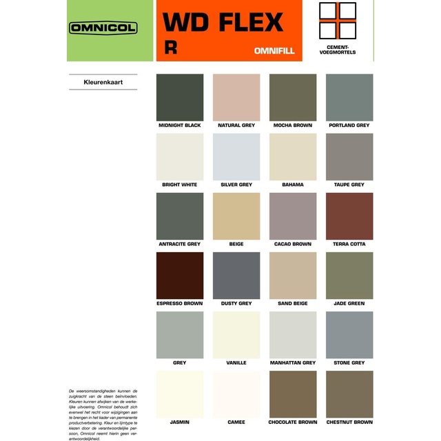 Omnicol Omnifill Wd Flex R 15Kg.Grey 1259360