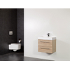 Saniclass Legno badmeubelset 59x50x45.5cm FNW wastafel 1 kraangat 1 wasbak 2 lades zonder spiegel met softclose MFC calore SW86661 Saniclass Legno badmeubelset 59x50x45.5cm FNW wastafel 1 kraangat 1 wasbak 2 lades zonder spiegel met softclose MFC calore SW86661