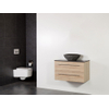Saniclass Legno badmeubelset 80.2x50x45.5cm Corestone 13 waskom gehamerd 0 kraangaten 1 wasbak 2 lades zonder spiegel met softclose MFC calore SW86764 Saniclass Legno badmeubelset 80.2x50x45.5cm Corestone 13 waskom gehamerd 0 kraangaten 1 wasbak 2 lades zonder spiegel met softclose MFC calore SW86764