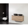 Saniclass Legno badmeubelset 119x50x45.5cm Corestone 13 waskom gehamerd 0 kraangaten 2 wasbakken 4 lades zonder spiegel met softclose MFC calore SW86766 Saniclass Legno badmeubelset 119x50x45.5cm Corestone 13 waskom gehamerd 0 kraangaten 2 wasbakken 4 lades zonder spiegel met softclose MFC calore SW86766