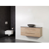 Saniclass Legno badmeubelset 119x50x45.5cm Corestone 13 waskom gehamerd 0 kraangaten 1 wasbak 2 lades zonder spiegel met softclose MFC calore SW86767 Saniclass Legno badmeubelset 119x50x45.5cm Corestone 13 waskom gehamerd 0 kraangaten 1 wasbak 2 lades zonder spiegel met softclose MFC calore SW86767