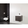 Saniclass Legno Set de meubles salle de bains 59x50x45.5cm lavabo FNW 1 trou de robinetterie 1 vasque 2 tiroirs sans miroir avec softclose MFC antracite SW86667 Saniclass Legno Set de meubles salle de bains 59x50x45.5cm lavabo FNW 1 trou de robinetterie 1 vasque 2 tiroirs sans miroir avec softclose MFC antracite SW86667