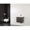 Saniclass Legno badmeubelset 59x50x45.5cm Foggia wastafel 1 kraangat 1 wasbak 2 lades zonder spiegel met softclose MFC antracite SW86700 Saniclass Legno badmeubelset 59x50x45.5cm Foggia wastafel 1 kraangat 1 wasbak 2 lades zonder spiegel met softclose MFC antracite SW86700