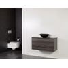 Saniclass Legno badmeubelset 99x50x45.5cm Corestone 13 waskom 0 kraangaten 1 wasbak 2 lades zonder spiegel met softclose MFC antracite SW86751 Saniclass Legno badmeubelset 99x50x45.5cm Corestone 13 waskom 0 kraangaten 1 wasbak 2 lades zonder spiegel met softclose MFC antracite SW86751