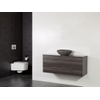 Saniclass Legno badmeubelset 119x50x45.5cm Corestone 13 waskom gehamerd 0 kraangaten 1 wasbak 2 lades zonder spiegel met softclose MFC antracite SW86774 Saniclass Legno badmeubelset 119x50x45.5cm Corestone 13 waskom gehamerd 0 kraangaten 1 wasbak 2 lades zonder spiegel met softclose MFC antracite SW86774