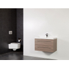 Saniclass Legno badmeubelset 80.2x50x45.5cm Foggia wastafel 1 kraangat 1 wasbak 2 lades zonder spiegel met softclose MFC viola SW86707 Saniclass Legno badmeubelset 80.2x50x45.5cm Foggia wastafel 1 kraangat 1 wasbak 2 lades zonder spiegel met softclose MFC viola SW86707