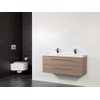 Saniclass Legno badmeubelset 119x50x45.5cm Foggia wastafel 2 kraangaten 1 wasbak 2 lades zonder spiegel met softclose MFC viola SW86711 Saniclass Legno badmeubelset 119x50x45.5cm Foggia wastafel 2 kraangaten 1 wasbak 2 lades zonder spiegel met softclose MFC viola SW86711
