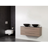 Saniclass Legno badmeubelset 119x50x45.5cm Corestone 13 waskom 0 kraangaten 2 wasbakken 2 lades zonder spiegel met softclose MFC viola SW86761 Saniclass Legno badmeubelset 119x50x45.5cm Corestone 13 waskom 0 kraangaten 2 wasbakken 2 lades zonder spiegel met softclose MFC viola SW86761