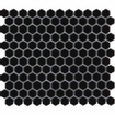 The Mosaic Factory Barcelona mozaïektegel - 26x30cm - wandtegel - Zeshoek/Hexagon - Porselein Black Glans SW62200
