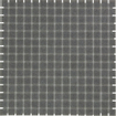 La Mosaic Factory Amsterdam carreau mosaïque - 32,2x32,2cm - carrelage mural et de sol - Carré - Verre Gris Mat SW62087