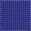 La Mosaic Factory Amsterdam carreau mosaïque - 32,2x32,2cm - carrelage mural et de sol - Carré - Verre Cobalt Blue Mat SW62094