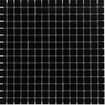 La Mosaic Factory Amsterdam carreau mosaïque - 32,2x32,2cm - carrelage mural et de sol - Carré - Verre Noir Noir Mat SW62096