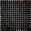 La Mosaic Factory Amsterdam carreau mosaïque - 32,2x32,2cm - carrelage mural et de sol - Carré - Verre Noir brillant SW62137