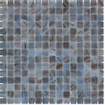 La Mosaic Factory Amsterdam carreau mosaïque - 32,2x32,2cm - carrelage mural et de sol - Carré - Verre Gris Moyen brillant SW62146