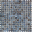 The Mosaic Factory Amsterdam carrelage mosaïque 32.2x32.2cm pour mur et sol intérieur et extérieur carré verre gris moyen SW62146