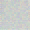 La Mosaic Factory Amsterdam carreau mosaïque - 32,2x32,2cm - carrelage mural et de sol - Carré - Verre Blanc Off brillant SW62151