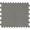La Mosaic Factory London carreau mosaïque - 26x30cm - carrelage mural et de sol - Hexagone/Hexagone - Porcelaine Gris Foncé Mat SW62254