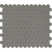 The Mosaic Factory London carrelage mosaïque 26x30cm pour sol intérieur et extérieur hexagonal céramique gris foncé SW62254
