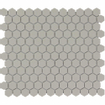 The Mosaic Factory London carrelage mosaïque 26x30cm pour sol intérieur et extérieur hexagonal céramique gris SW62256