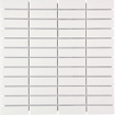 La Mosaic Factory Paris carreau de mosaïque - 30x30cm - carrelage mural - Rectangulaire - Porcelaine Extra White Brillant SW62299