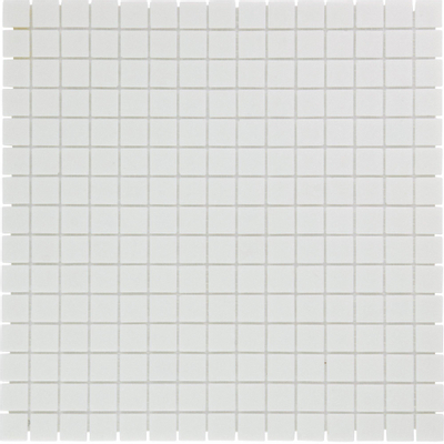 La Mosaic Factory Amsterdam carreau mosaïque - 32,2x32,2cm - carrelage mural et de sol - Carré - Verre Ultra White Mat