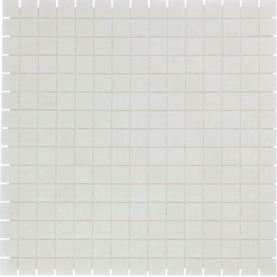 La Mosaic Factory Amsterdam carreau mosaïque - 32,2x32,2cm - carrelage mural et de sol - Carré - Verre Blanc Off Mat
